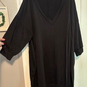 Sophisticated Black Women's Tunic Top